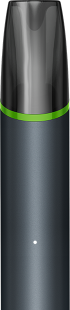 VEEV NOW ULTRA Lemon Lime disposable vaping device close up with a lime green ring around the mouthpiece